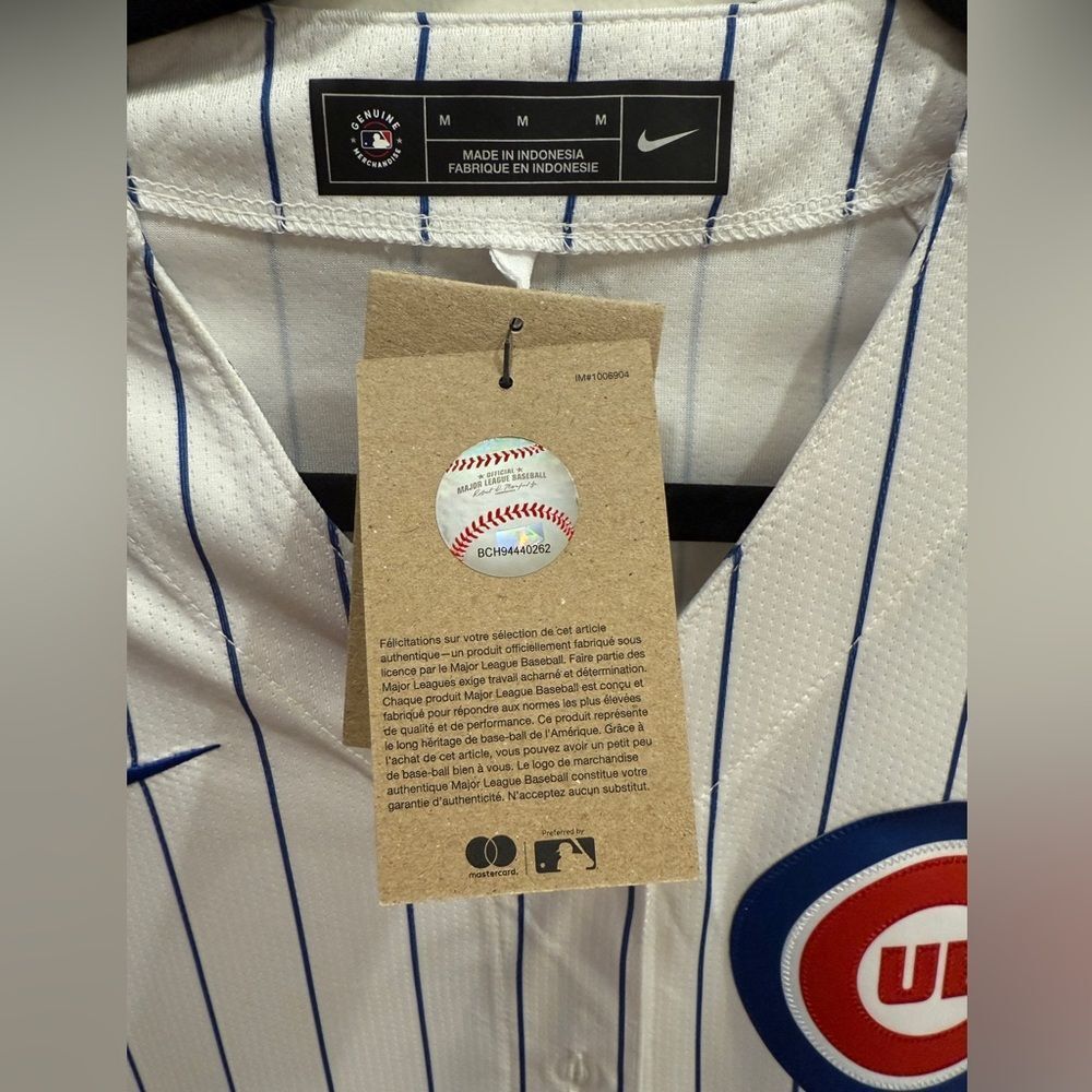 NEW Chicago Cubs Women's Jersey, Medium, NWT, Nike - Picture 11 of 16